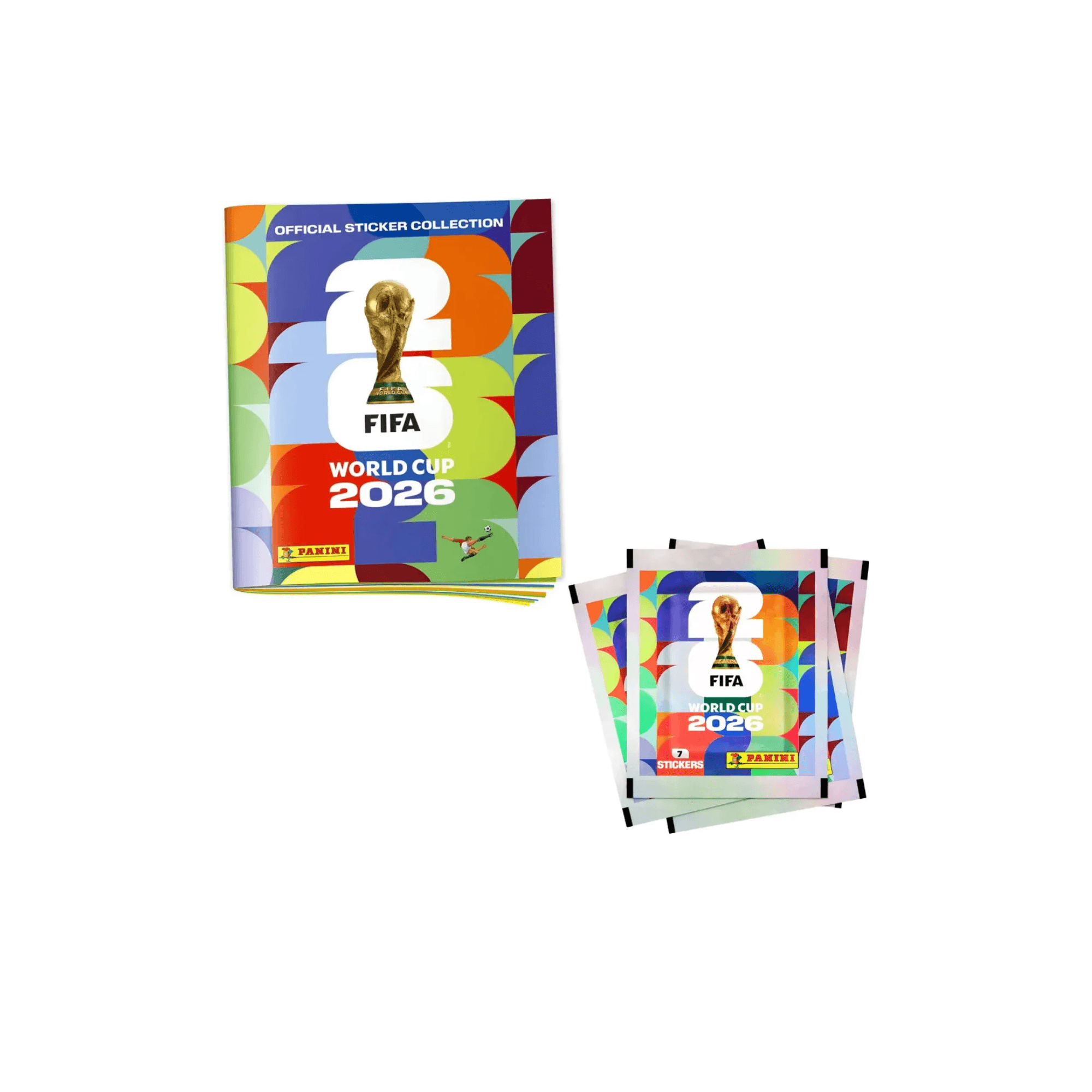 Pack Álbum Mundial FIFA 2026 Panini + 2 Sobres de Figuritas